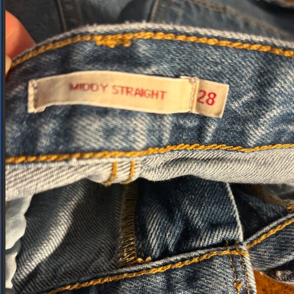 Levis Premium Denim Cut Off Shorts • 28 - Picture 5 of 6
